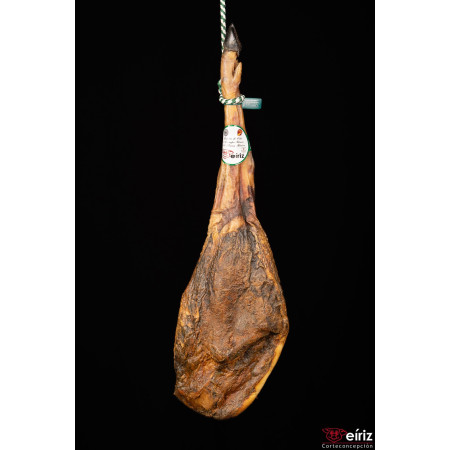 Jamón Cebo Campo ibérico, 50 % raza ibérica, Brida verde 8.5 Kg.