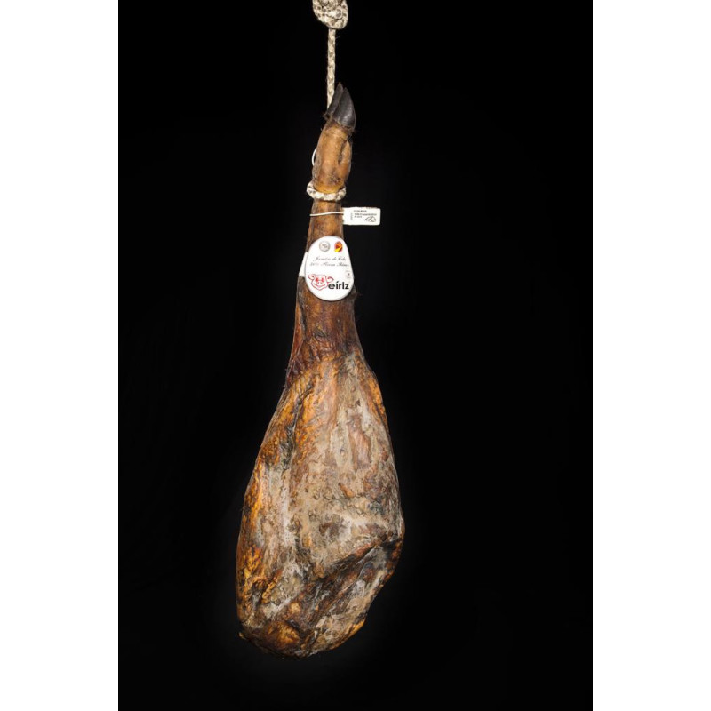 Jamón Cebo ibérico 50 % raza ibérica, Brida blanca, 8.5 Kg.