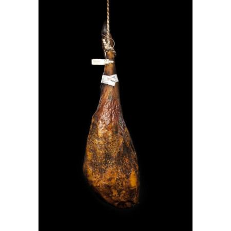 Jamón Cebo ibérico 50 % raza ibérica, Brida blanca, 8.5 Kg.