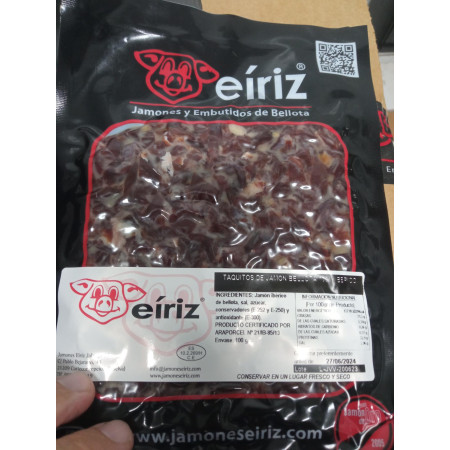 Sobre de Taquitos de Jamón de bellota 100 % ibérico