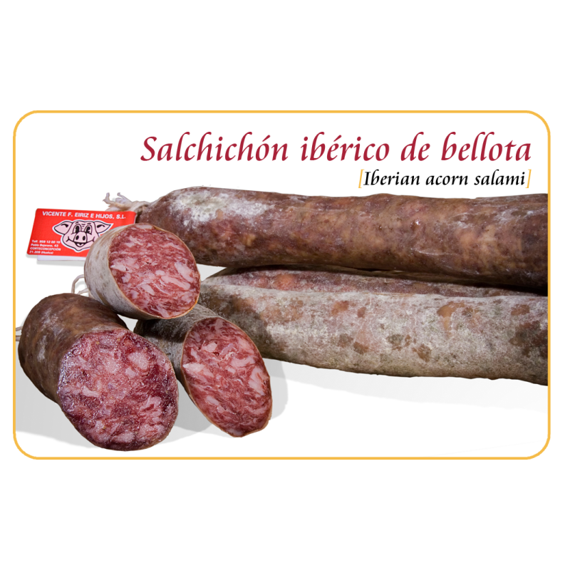 Salchichón Bellota ibérico Extra 0,5 Kg.