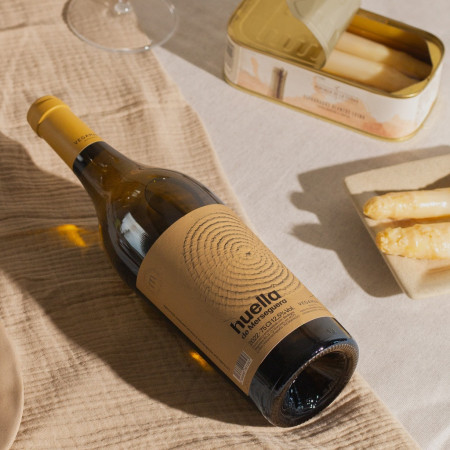 Botella Vino Blanco HUELLA de Merseguera VEGAMAR