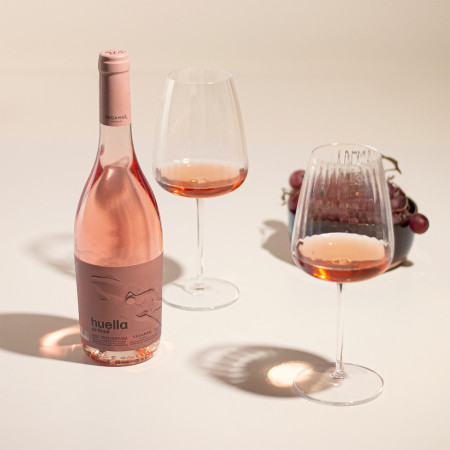 Botella Vino Rosado HUELLA de Merlot Rosé VEGAMAR