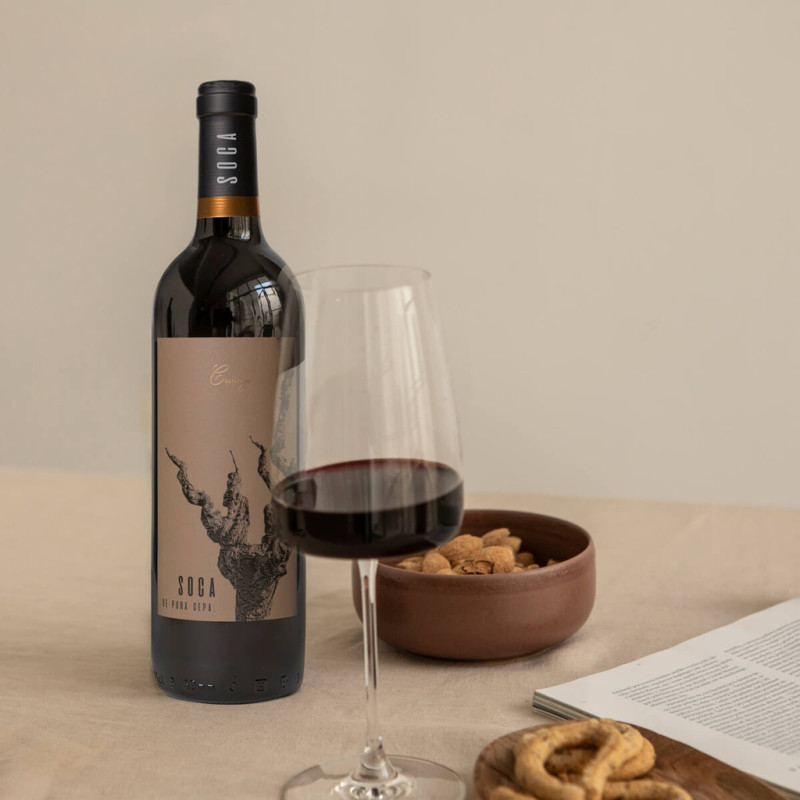 Vino Tinto SOCA Crianza D.O. La Mancha
