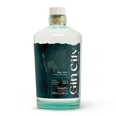 Botella Ginebra Premium GINCITY LONDON 70 cl "New Edition"