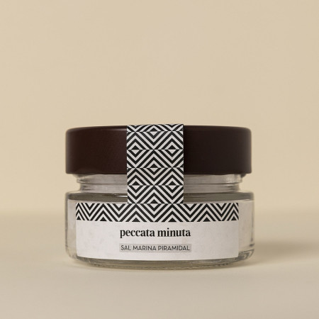 Tarro Escamas Piramidales de Sal Marina 65 g PECCATA MINUTA