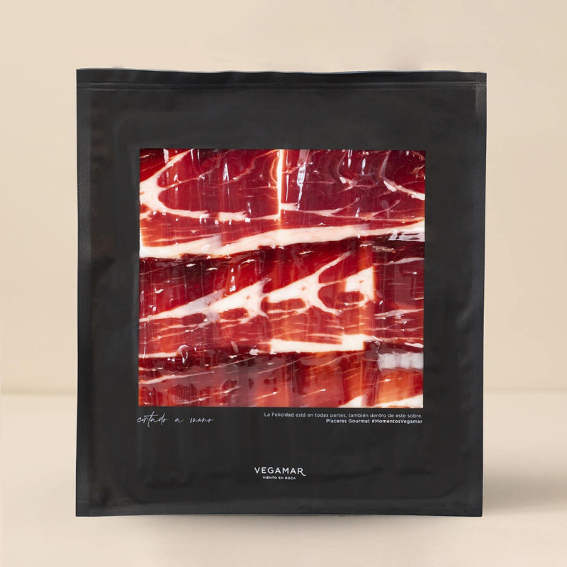 Plato Jamón Cebo de Campo 100% Ibérico Cortado a Cuchillo 90 g VEGAMAR (Salamanca)