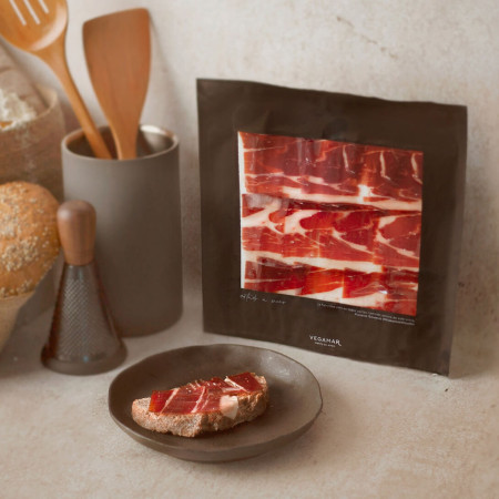 Plato Jamón Cebo de Campo 100% Ibérico Cortado a Cuchillo 90 g VEGAMAR (Salamanca)