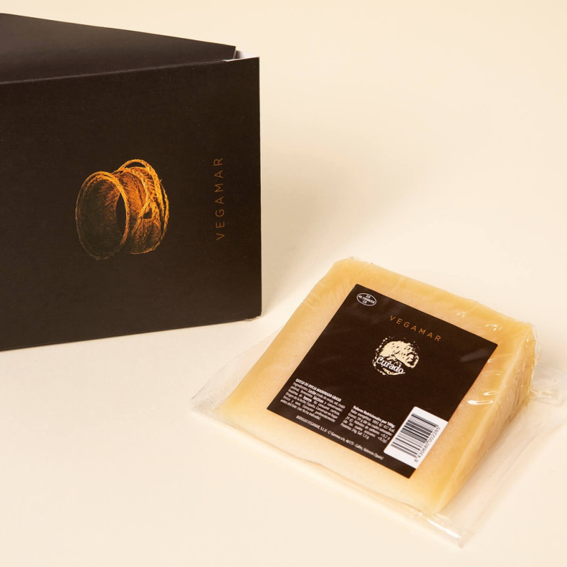 Cuña Queso Curado 100% Oveja Leche Cruda 225 g aprox. VEGAMAR Estuchado