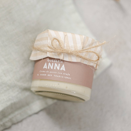 Tarro Crema de Queso con Trufa 100 g QUESERÍA DE ANNA Edición Gourmet