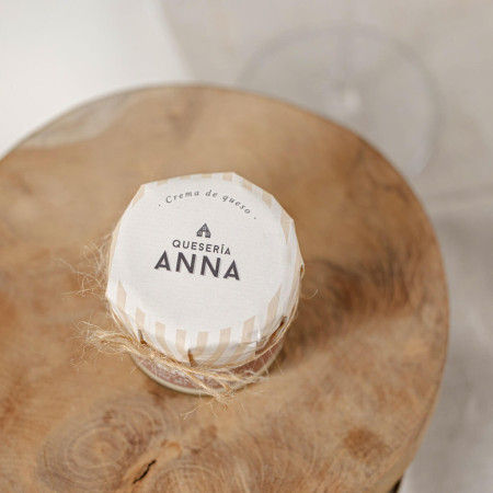 Tarro Crema de Queso con Trufa 100 g QUESERÍA DE ANNA Edición Gourmet