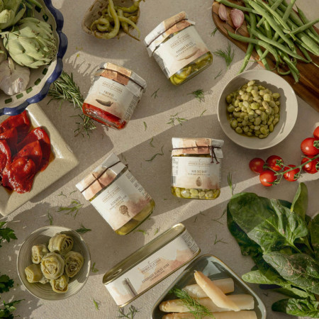 Frasco Pimientos del Piquillo 290 g Neto HERENCIA DE LA TIERRA Producto Nacional