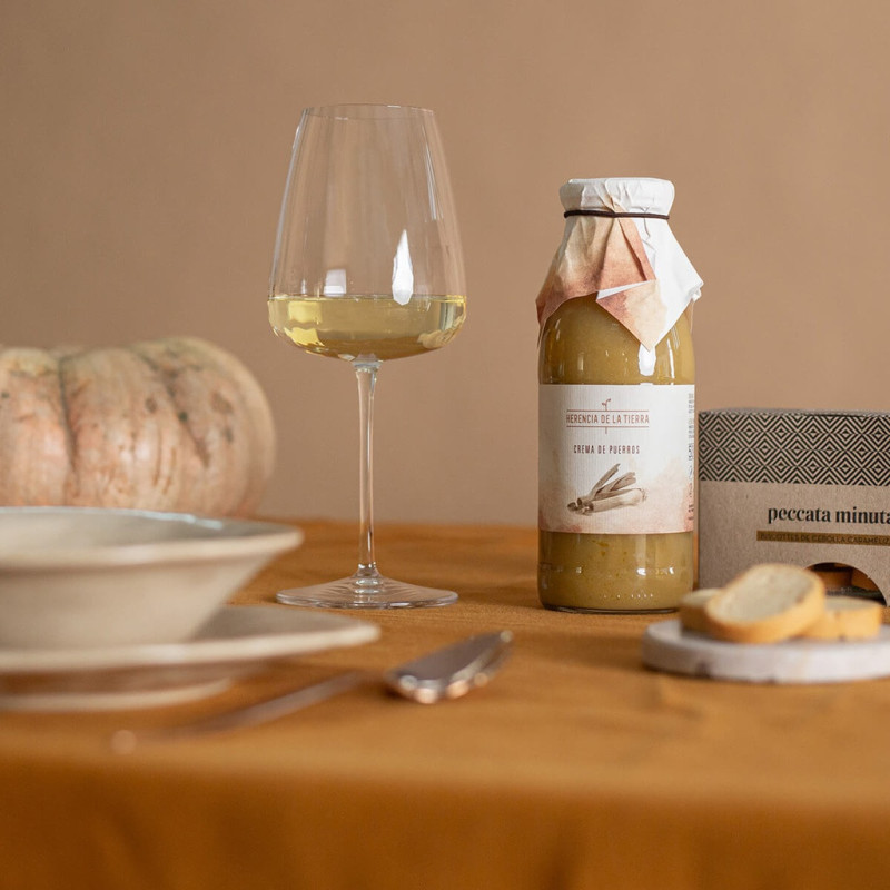 Tarro Crema de Puerro 485 g Neto HERENCIA DE LA TIERRA Gourmet