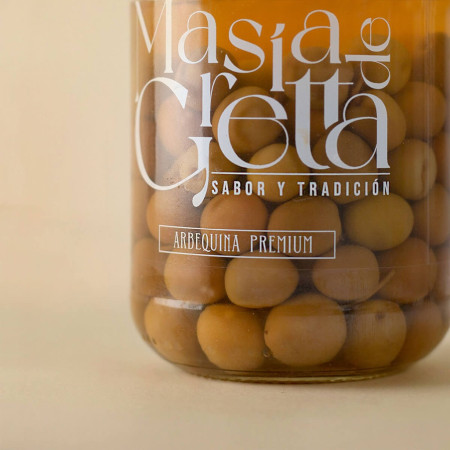 Tarro Aceitunas Arbequina Premium 370 g Neto MASÍA DE GRETTA