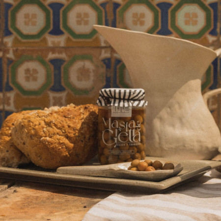 Tarro Aceitunas Arbequina Premium 370 g Neto MASÍA DE GRETTA