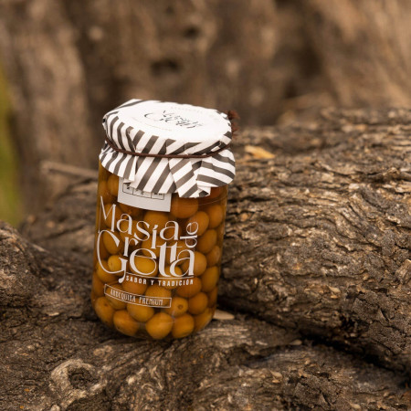 Tarro Aceitunas Arbequina Premium 370 g Neto MASÍA DE GRETTA