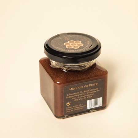 Tarro Miel Pura de Brezo 100 % Natural 160 g Neto VEGAMAR