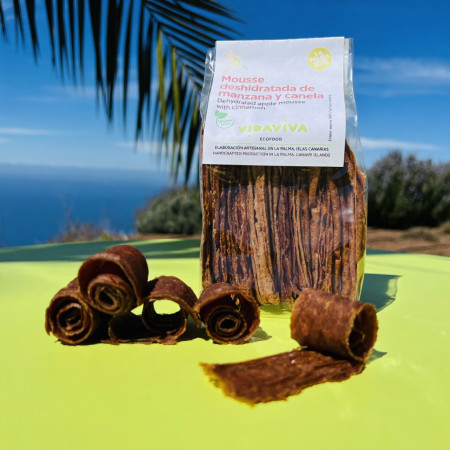 Mousse deshidratada de manzana y canela