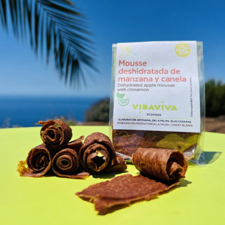 Mousse deshidratada de manzana y canela
