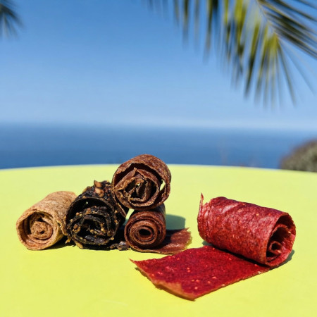 Mousse deshidratada de frutas variadas